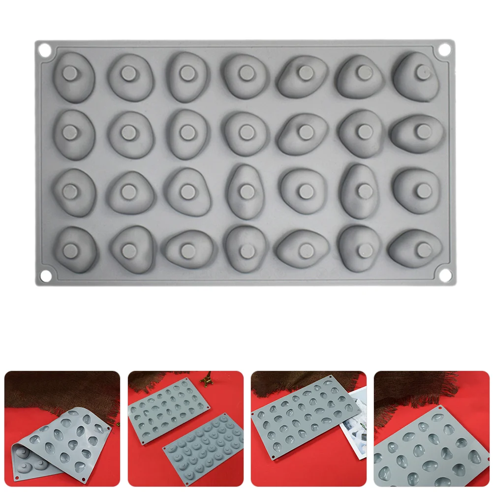 

Pebble Mold Silicone Hot Chocolate Molds for DIY Candy Supple Cookie Baking Stencils