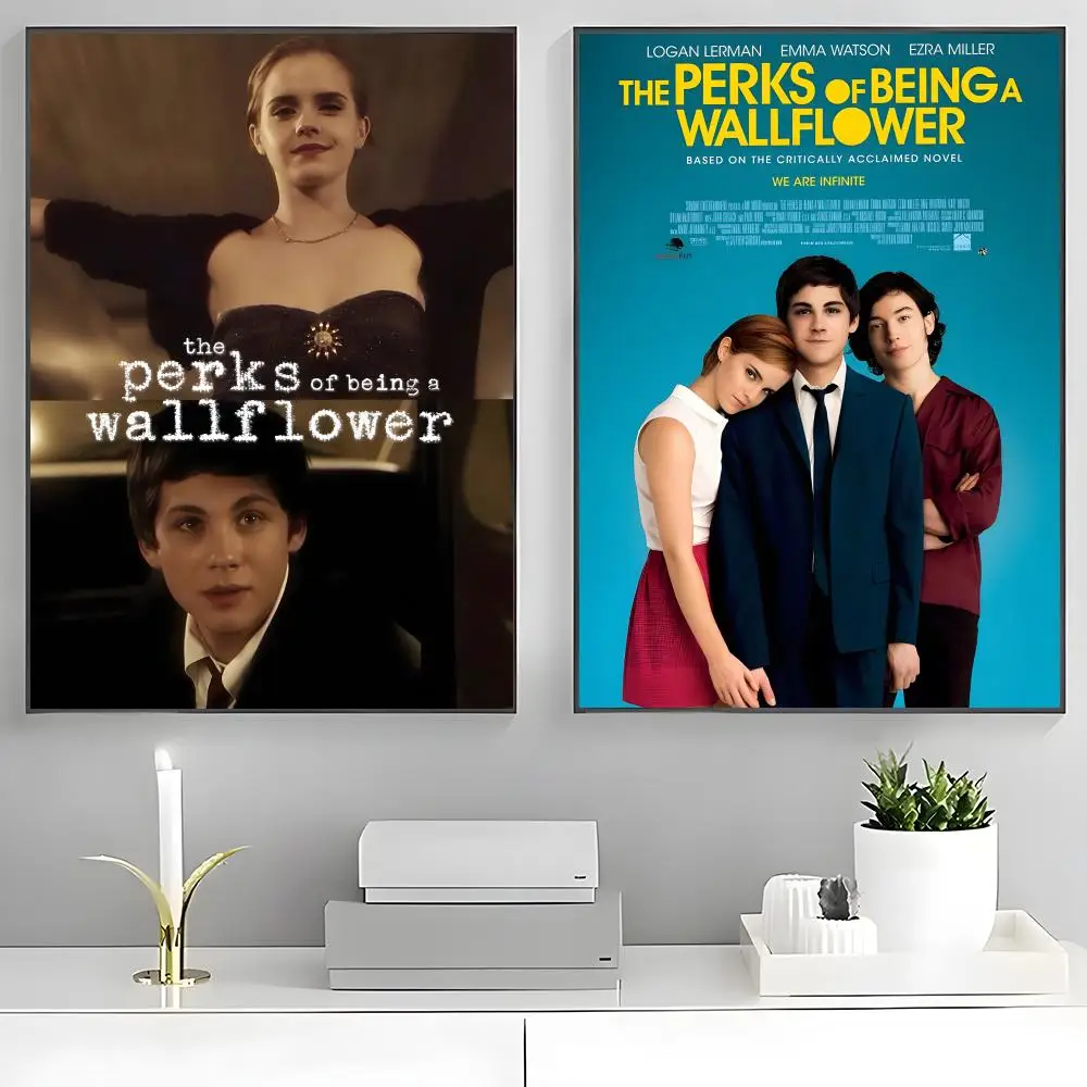 The Perks of Being A Wallflower Poster Poster Stickers Painting Mural HD Wall Decals for Bedroom Living Room Home Self-Adhesive