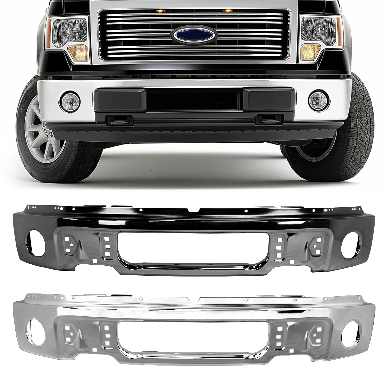 

Front Bumper 9L3Z-17757-A 9L3Z-17757-DPTM for Ford F150 2011 2012 2013 2014
