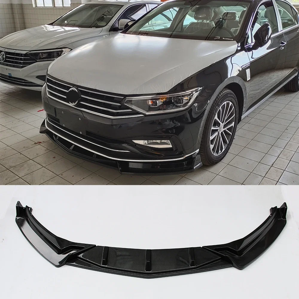 

For Volkswagen Magotan 2020 Year Car Front Bumper Chin Bodykit Lip Modification On Bumper Spoiler Chin Bright Black