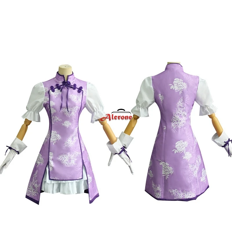 Akemi Homura Cosplay Costume Magi Madoka Magica Cheongsam Halloween Cosplay Akemi Homura Clothing