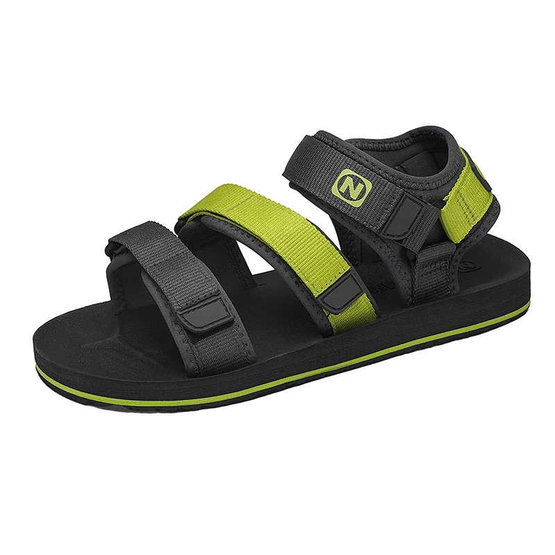 Plus Big Size 50 51 52 Mens Gladiator Sandals Rome Style Open Shoes Summer Casual Flat Sandal Breathable Hook&Loop Lightweight