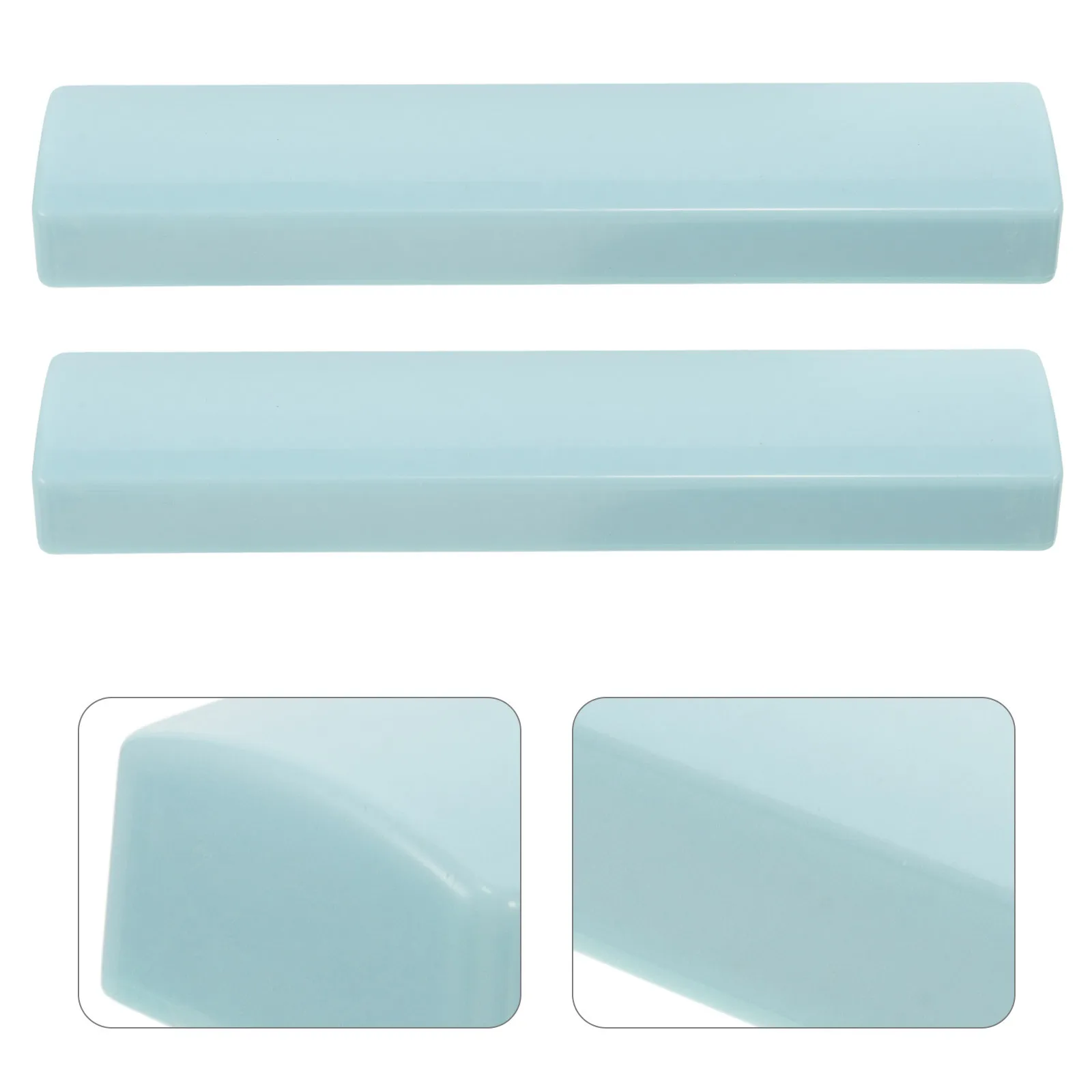 2pcs Calligraphy Paper Weights Rectangular Plastic Vintage Style Writing Practice Tool For Calligraphy Painting Office Desk