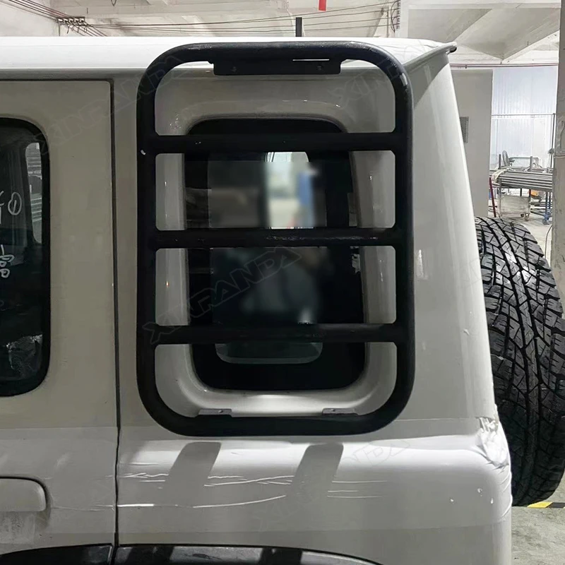 Car Aluminum Side Ladder Rear Window Extension Climbing Ladder Protective Frames for Suzuki Jimny JB74 jb64 jb64w 2019-2025