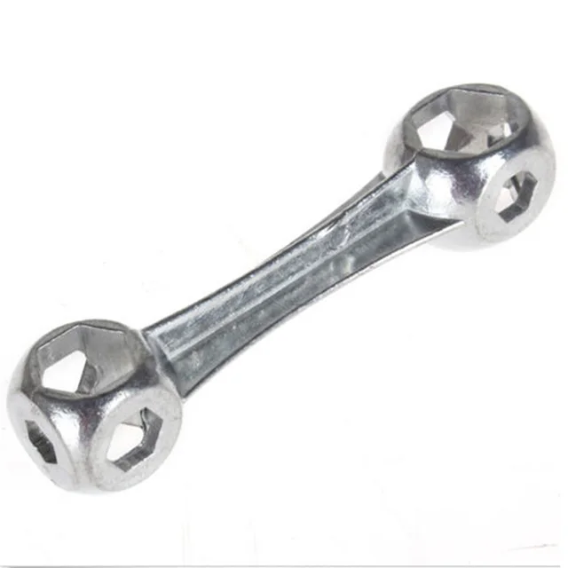 10 otwory rozmiar 6-15mm 10 w 1 stal ocynkowana klucz sześciokątny wytrzymały rower narzędzie do naprawy rowerów w kształcie kości klucz sześciokątny klucz