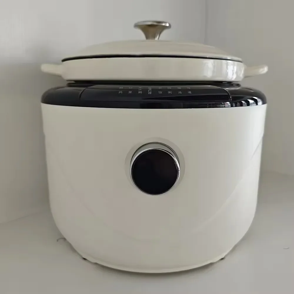 1500W Multi-functional Slow Cooker For household with LCD Display and Knob Control and easy to clean