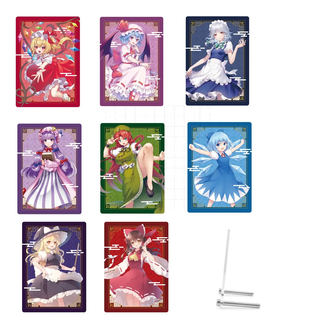 Game Touhou Project Acrylic Stand Doll Anime Kirisame Marisa Cirno Remilia Flandre Patchouli Reimu Figure Model Cosplay Toy Gift