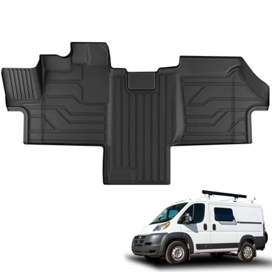 

Всепогодные напольные коврики TPE для Ram ProMaster 1500/2500/3500 2018-2026 (не подходят для ProMaster City), 1-й ряд, автомобильные коврики для грузовиков