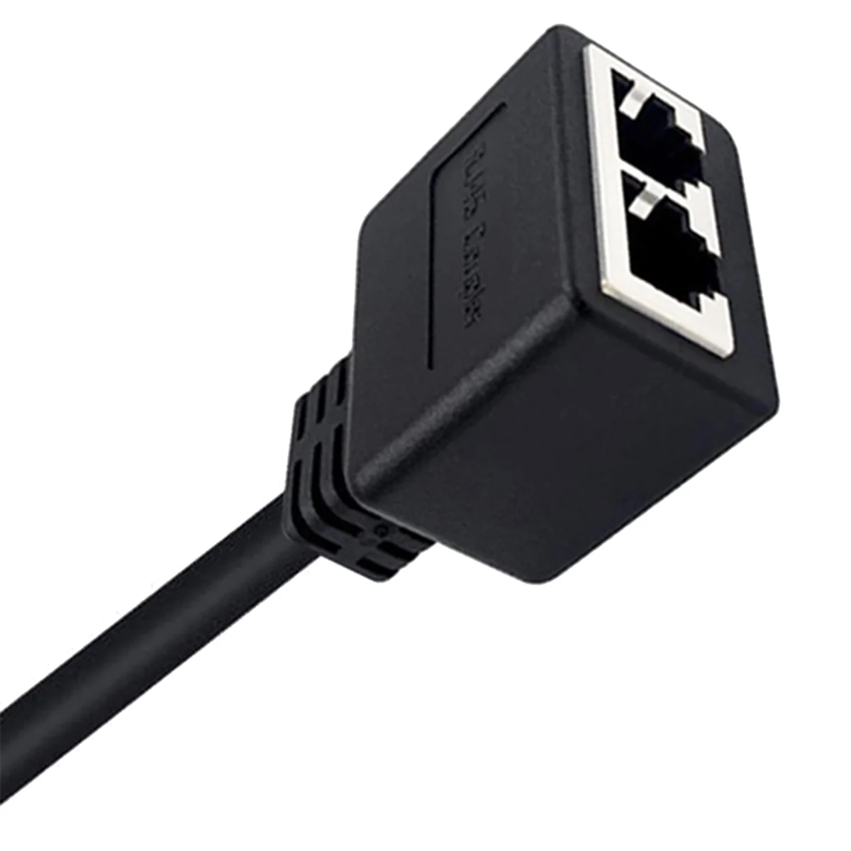 A06M-2Pcs RJ45 Cable 1 In 2 Ethernet Lan Network Adapter Cable RJ45 1 Male To 2 Female Category 7 Network Cable