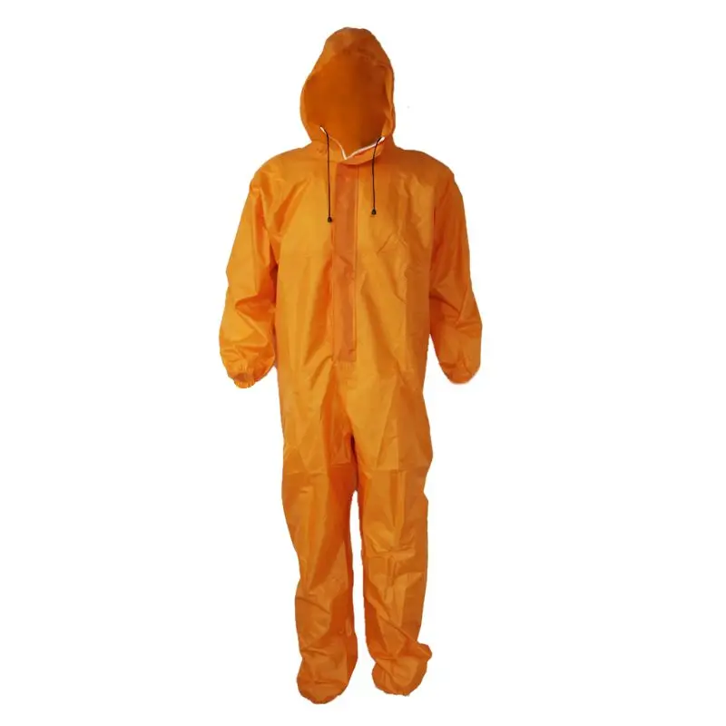 Conjoined Coverall Hat Oil-Resistant Work Safety Cycling Waterproof Motorcycle Jumpsuit Dropship