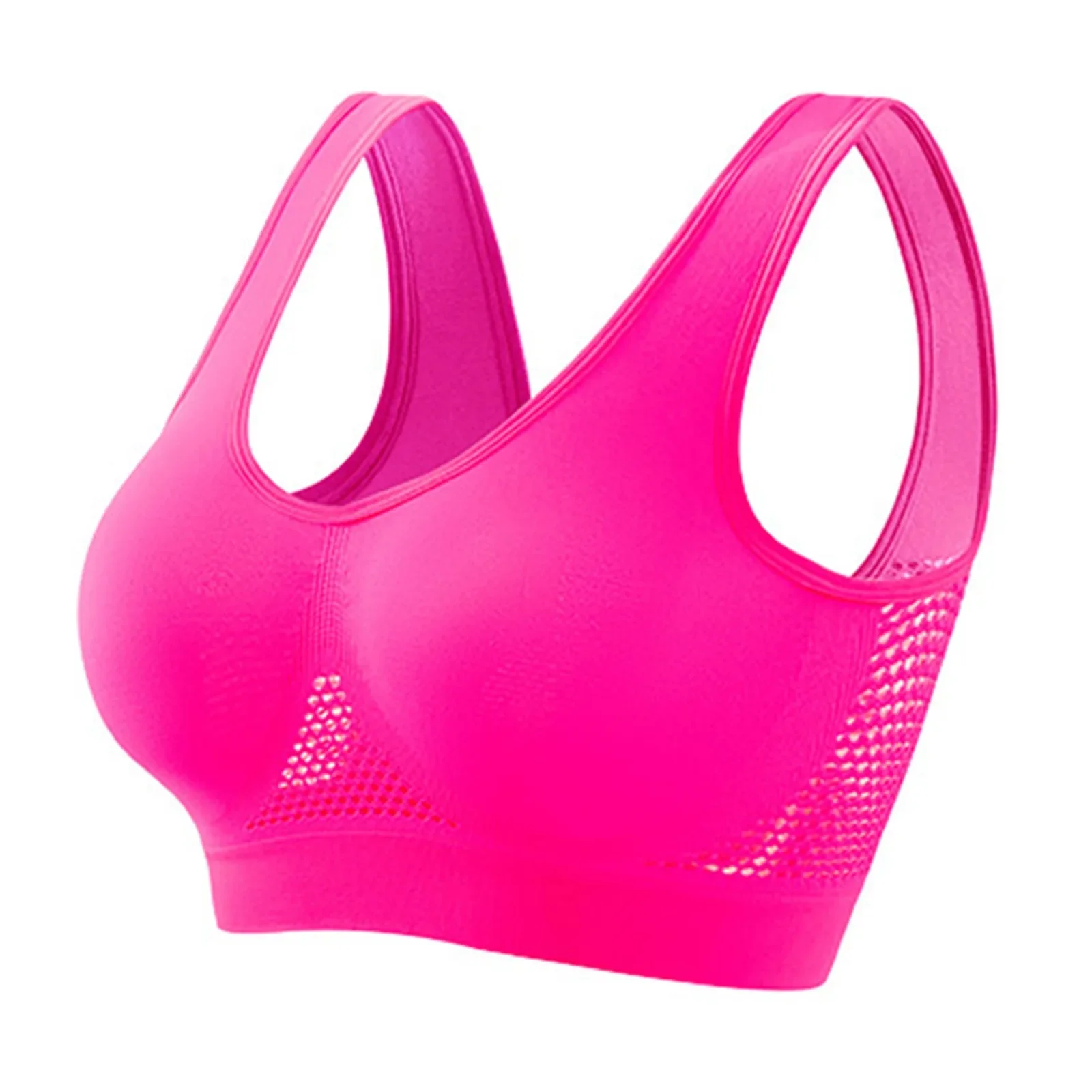 

S-4XL Women Yoga Sport Bra Breathable Fitness Running Active Vest Padded Crop Tops Underwear gym Yoga top bras