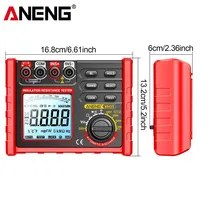 ANENG MH15 Digital Megohmmeter Ohm Tester Resistance Tester Insulation Earth High Voltage Ohmmeter Resistance Meter Test Tools