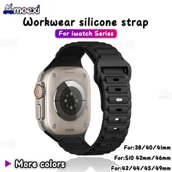 For ZD8 Ultra Workwear silicone strap Hello Watch 3 pro plus X22 DT7 DT100 PRO MAX Z08 HW22 GS7 S7 iWO S10 H12 PRO S8 Smartwatch