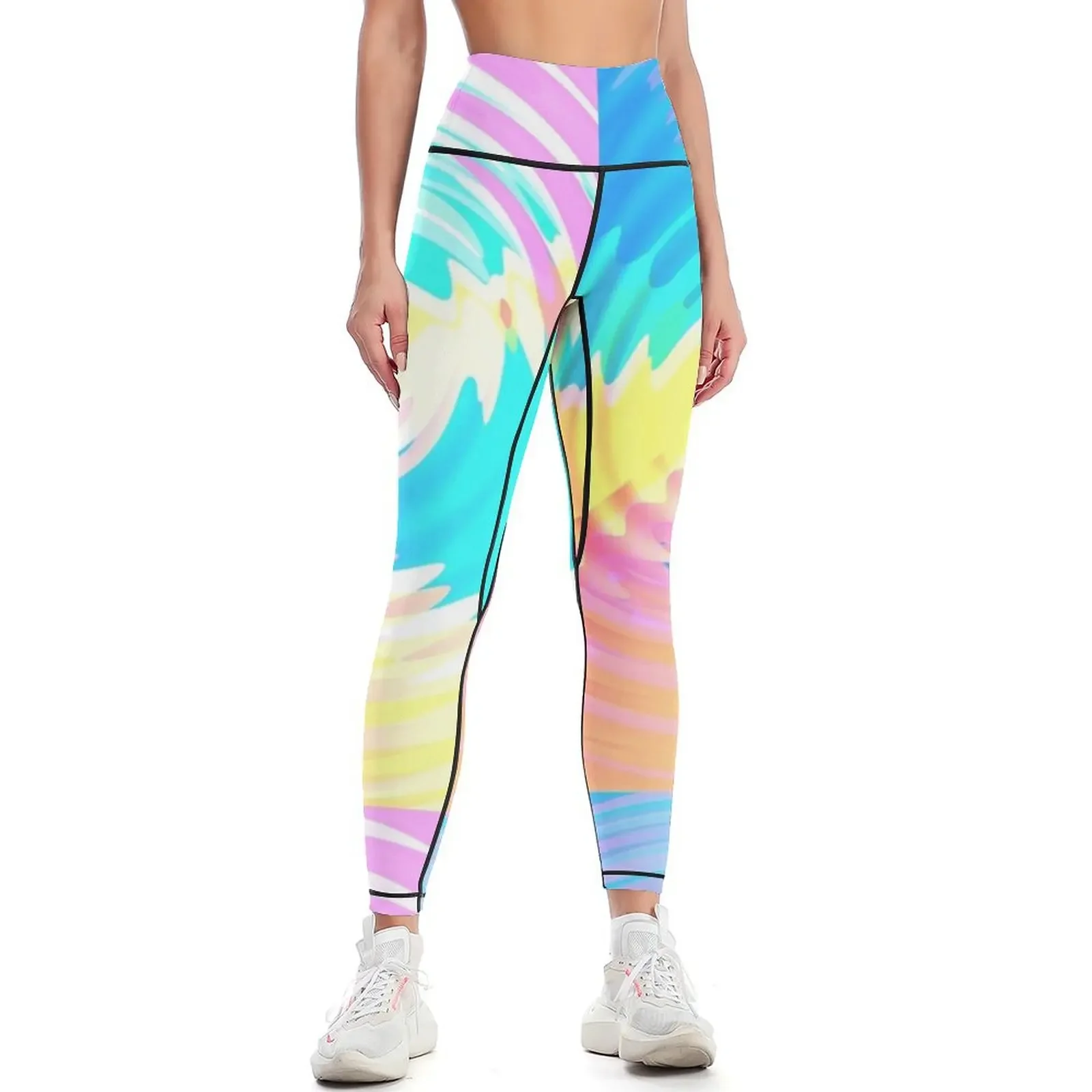 

Pastel Vaporwave Leggings sports for push up sportswear gym gym womans sportswear for gym Womens Leggings