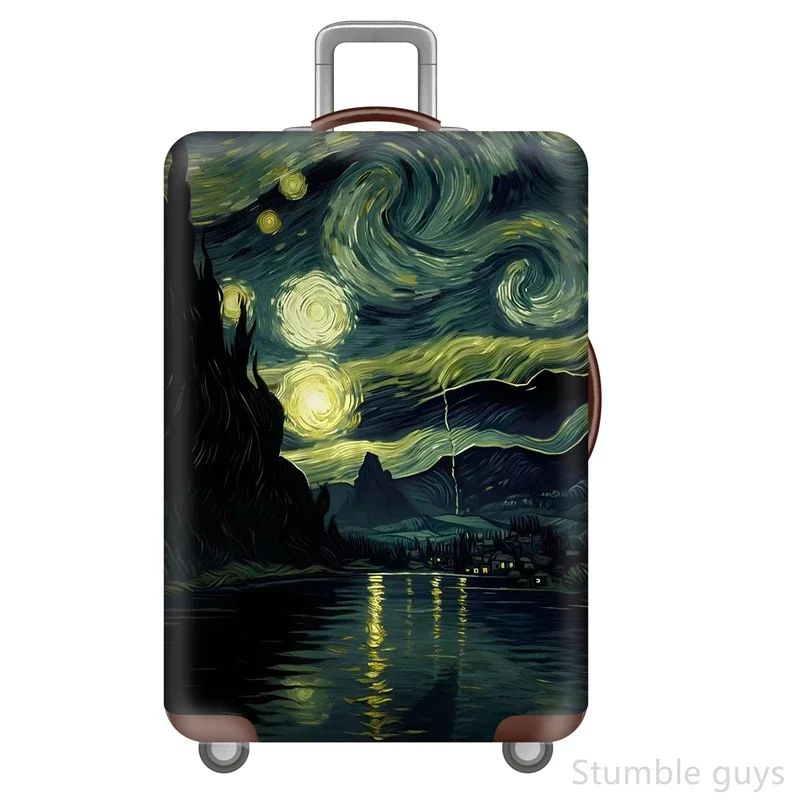 

Premium Anti-Wear Elastic Luggage Cover Protective Dustproof Scratch-Resistant Suitcase Sleeve Practical Road Trips 18-32 Inch