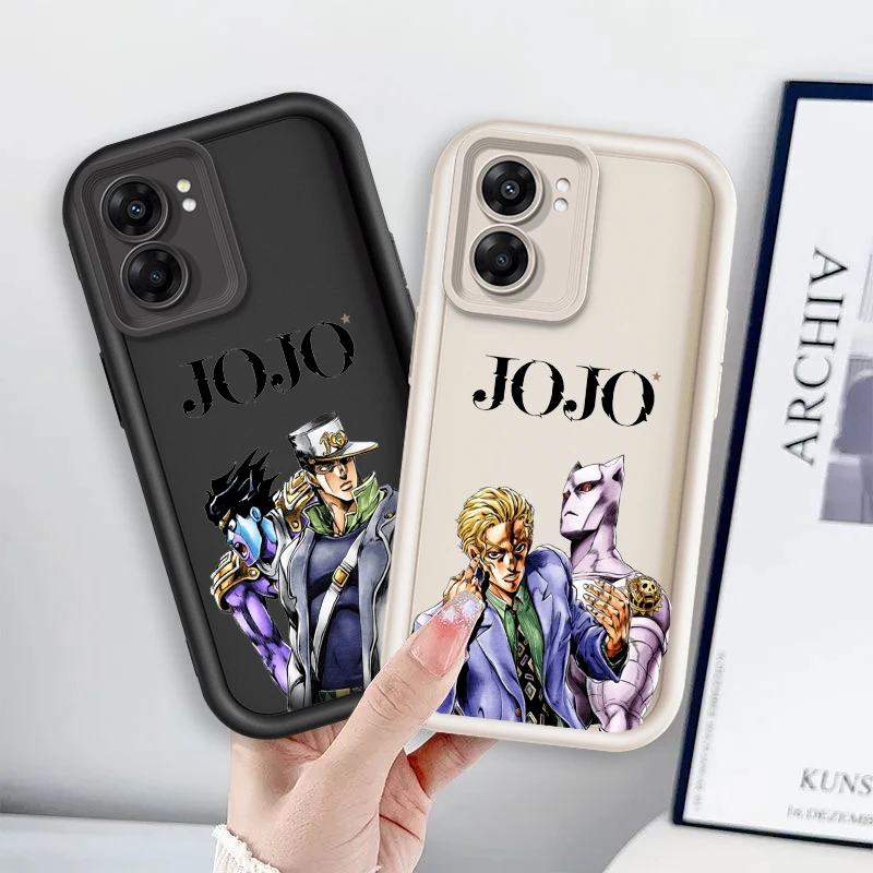 

JoJos Bizarre Adventure Eye Ladder For OPPO Find X5 X3 A58 A57 A55 A53 A54 A92 A74 A78 A98 A16 A94 A76 A72 5G Funda Phone Case