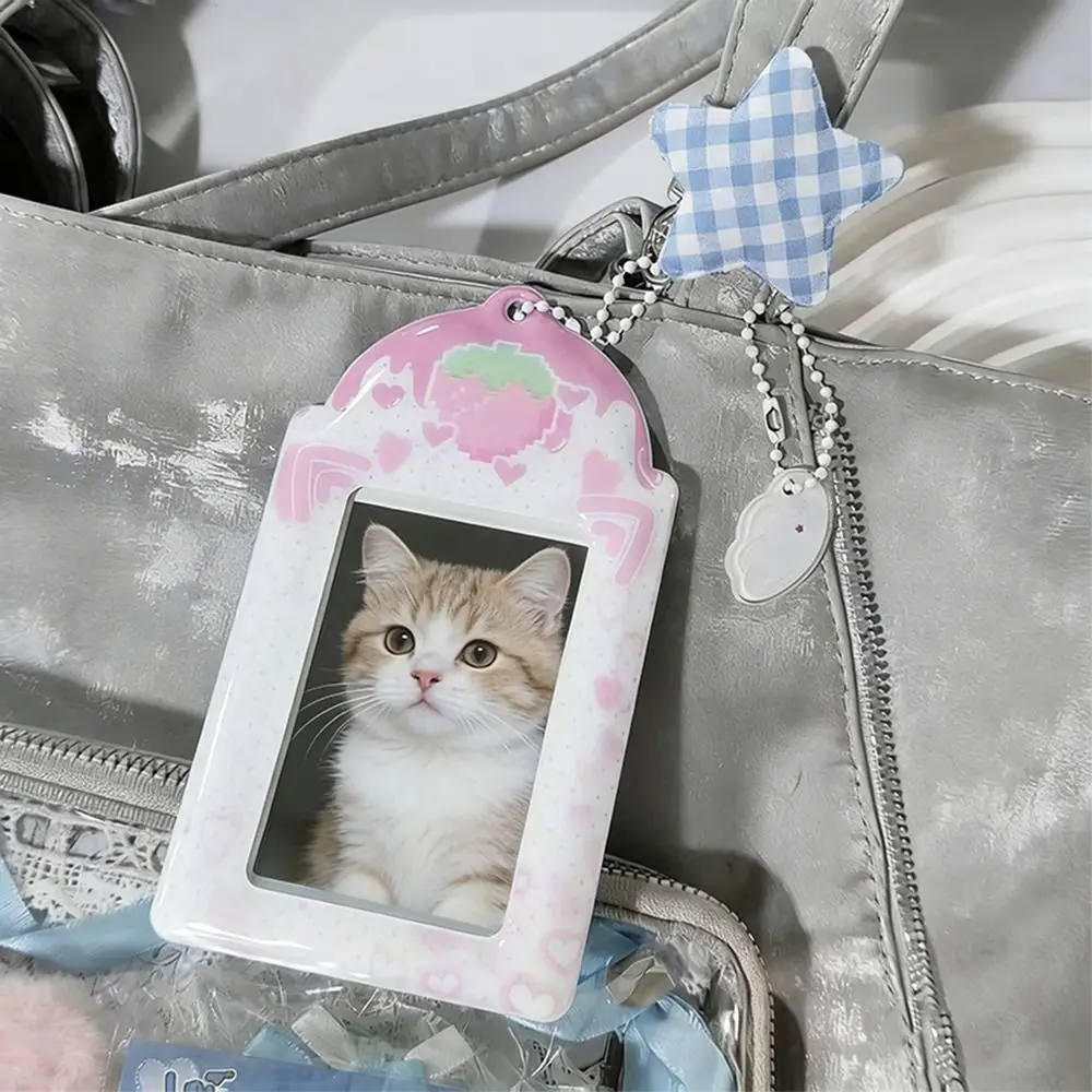 1pc Durable Transparent Bag Expansion Buckle with Double D-Rings Decorative Bag Strap Extender Bag Charm Holder Women Girls