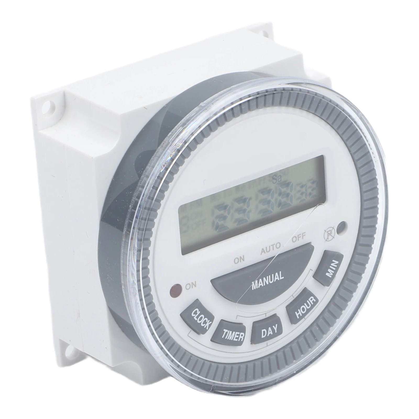 TM619 220V Digital Timer Switch With Waterproof Cover 7-day Programmable Cyclic Timing Intelligent Time Controller