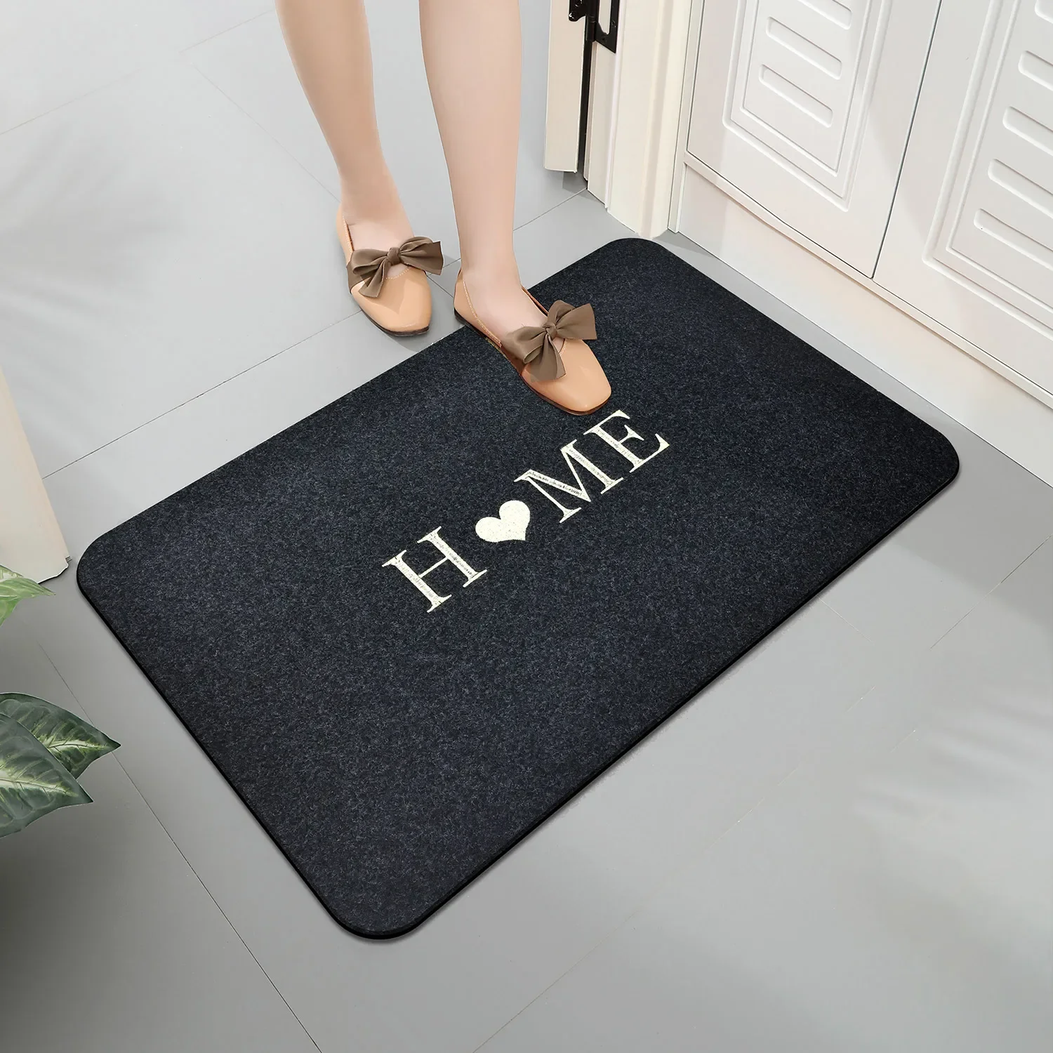 

Embroidered door mats durable dust-proof entrance carpets balcony and hallway anti fouling floor mats kitchen decorative mats