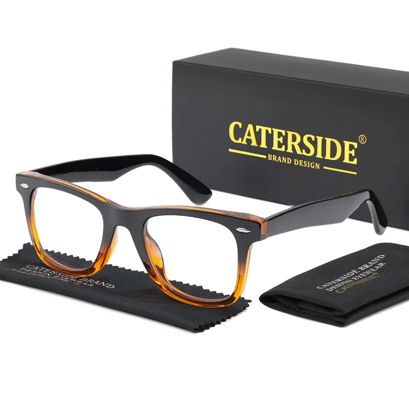 CATERSIDE Mode Herren Brillengestell Markendesign Hochwertige Tr-90 Rahmen Damen Anti Blaues Licht Computerbrille – Detail 9
