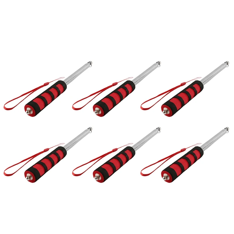 

6X Extendable 2M Portable Telescopic Handheld Flag Pole Tool For Flags Windsock