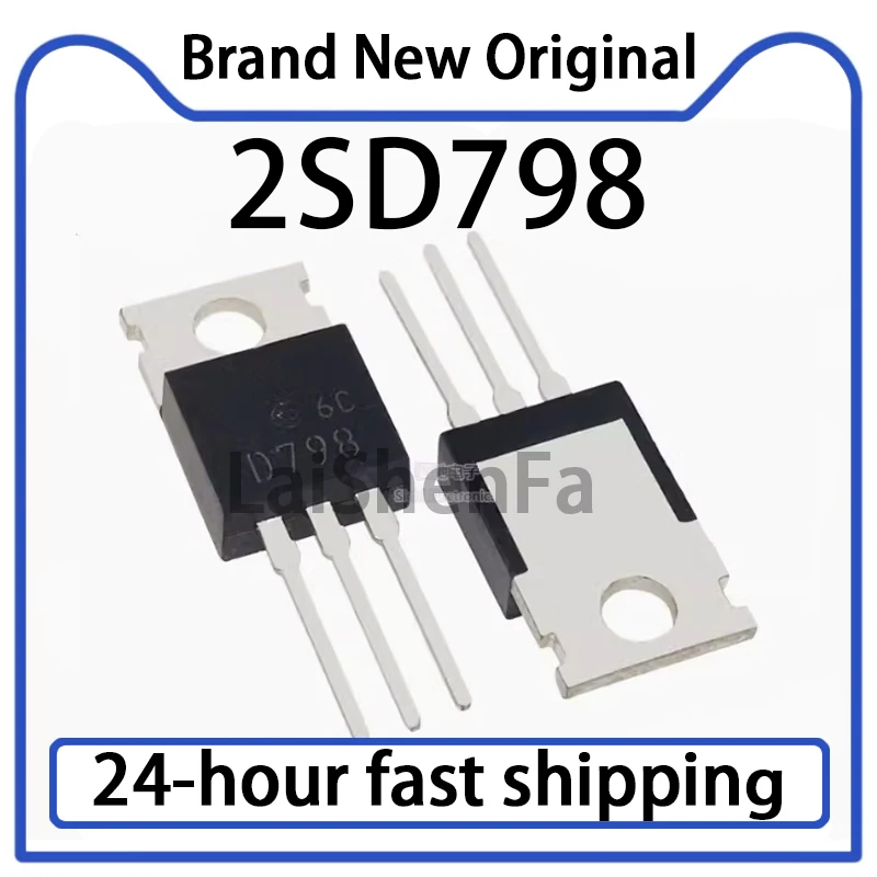 5PCS 2SD798 D798 Package TO-220 High Voltage Darlington Power Transistor Original Stock