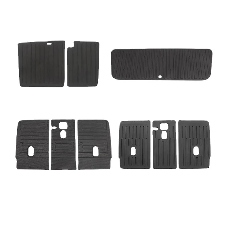 For Tesla Model 3 Y Rear Seats Back Protector Anti-Kick Mats TPE Seat Cover & Trunk Mats Foot Pad Model 3 Y Accessories