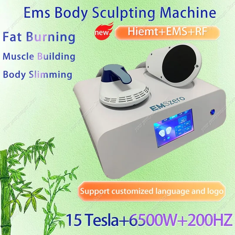 

EMSZERO NEO RF HIEMT EMS Body Sculpt Machine Eletric Muscle Stimulator Fat Burner Weight Loss Butt Lifter And Shapers Body Care