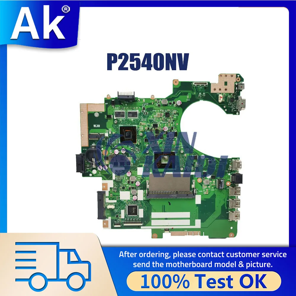 

Notebook Mainboard For Asus P2540NV P2540 P2540NV P2540N Laptop Motherboard with N3450 N4200 CPU GT920MX-V2G GPU Systemboard