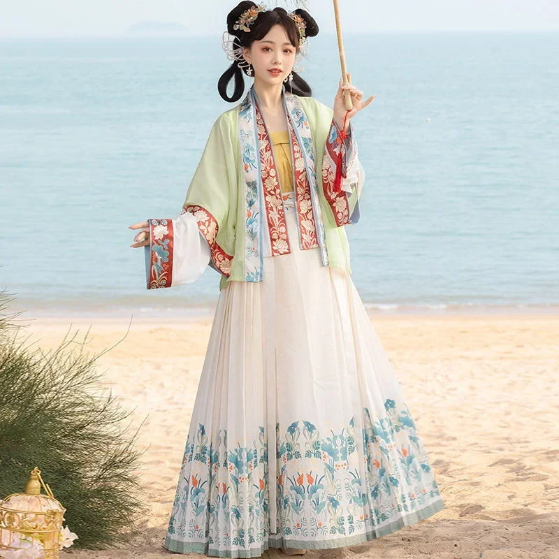 Chinese Style Traditional Hanfu Cosplay Costume Princess Dresses Improved Fairy Elegant Beautiful Girl Asian Retro Fashion