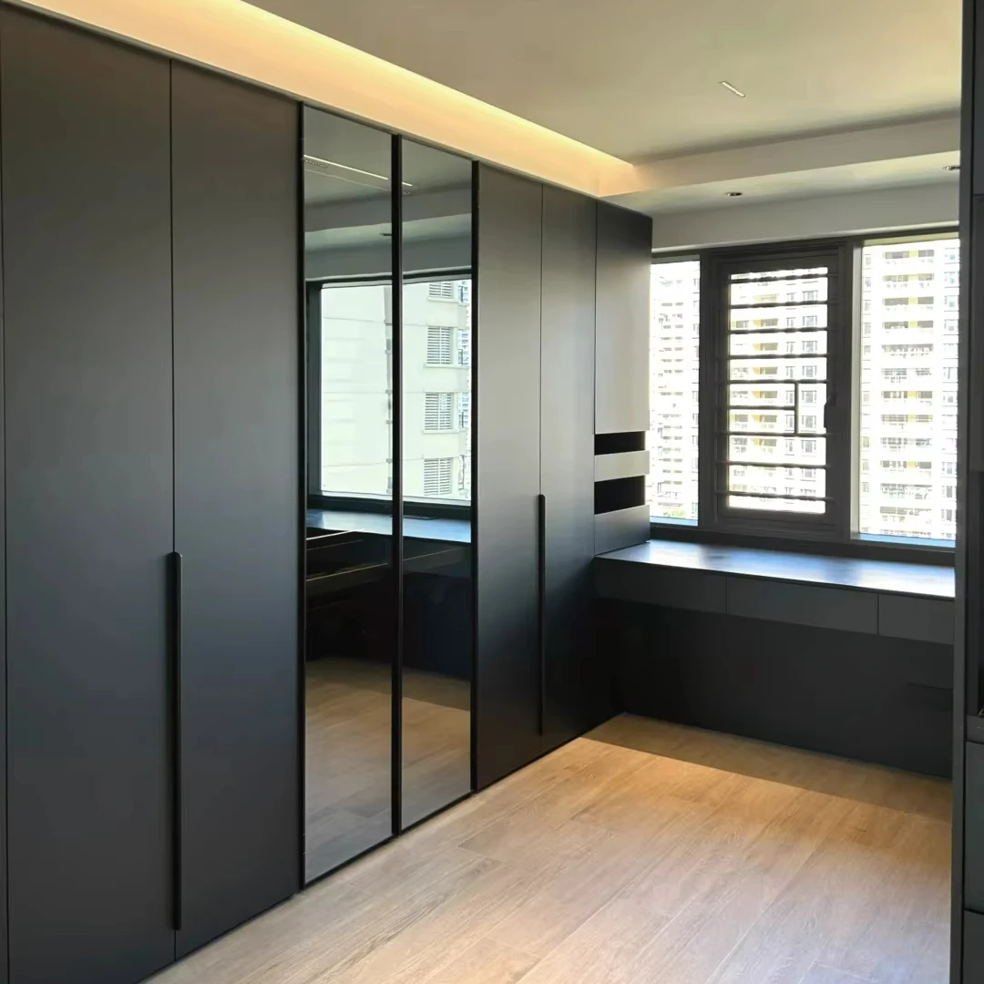#for HYHG Nordic Melamine Freestanding Walk-in Closet Luxury L-Shape Bedroom Wardrobe Small Dining Application
