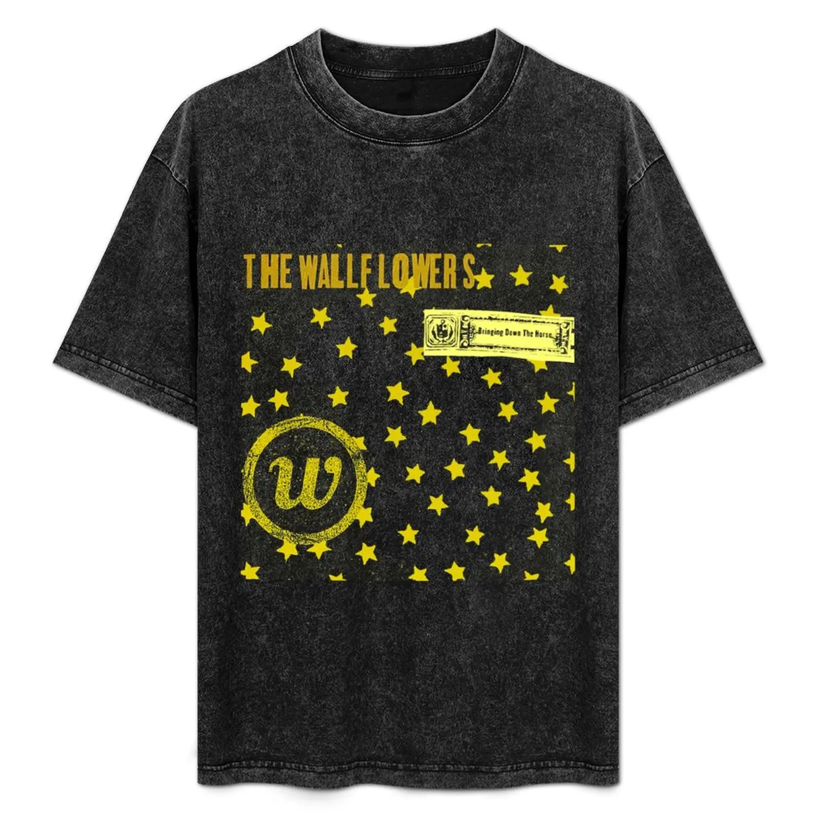 The Wallflowers Bringing Down The Horse Logo Comfortable T-Shirt Plus Size Non-Shrink T-Shirt
