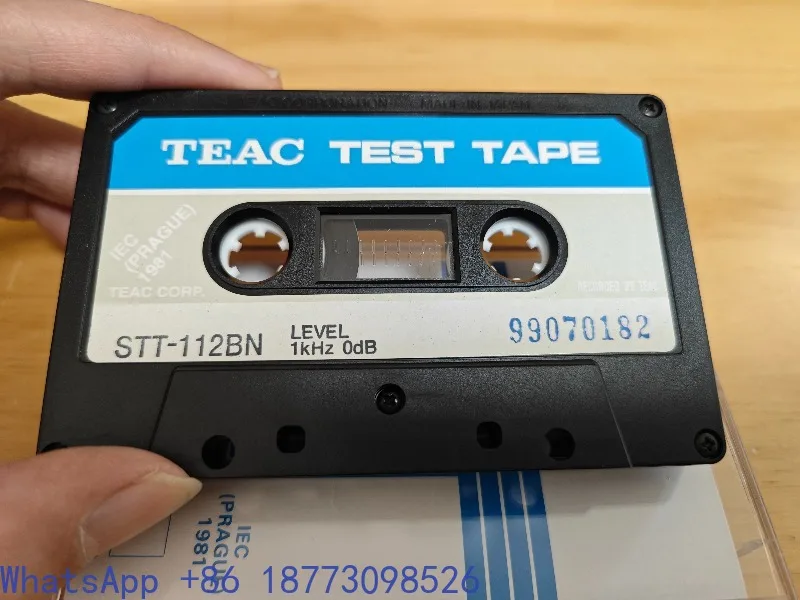New TEAC Level Test with 1kHz0dB STT112BN Recorder Deck Maintenance Calibration Test