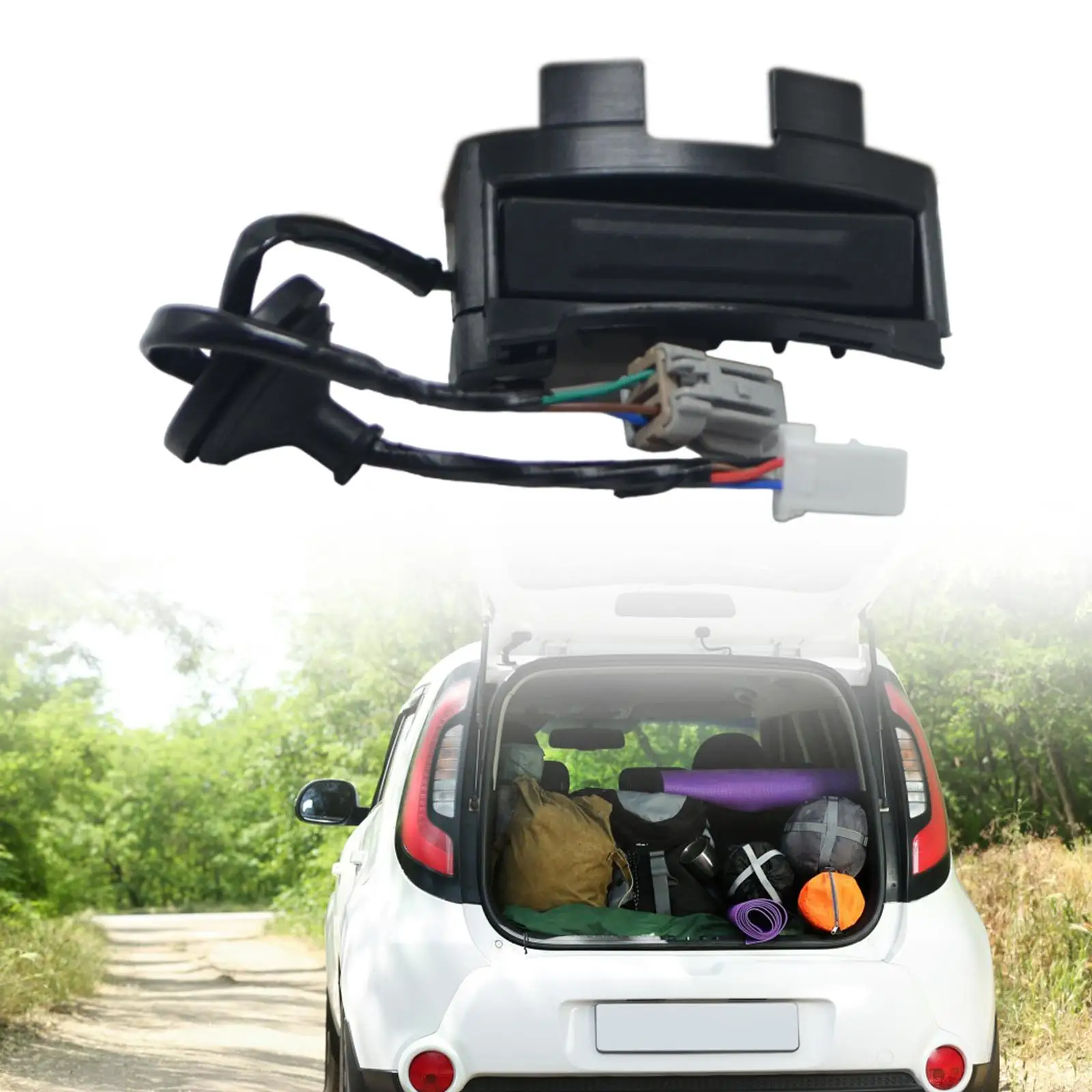 

Automobile Trunk Release Switch ABS Repair Kit Rear Lock for Hyundai Veloster 2012-2017 Accessories