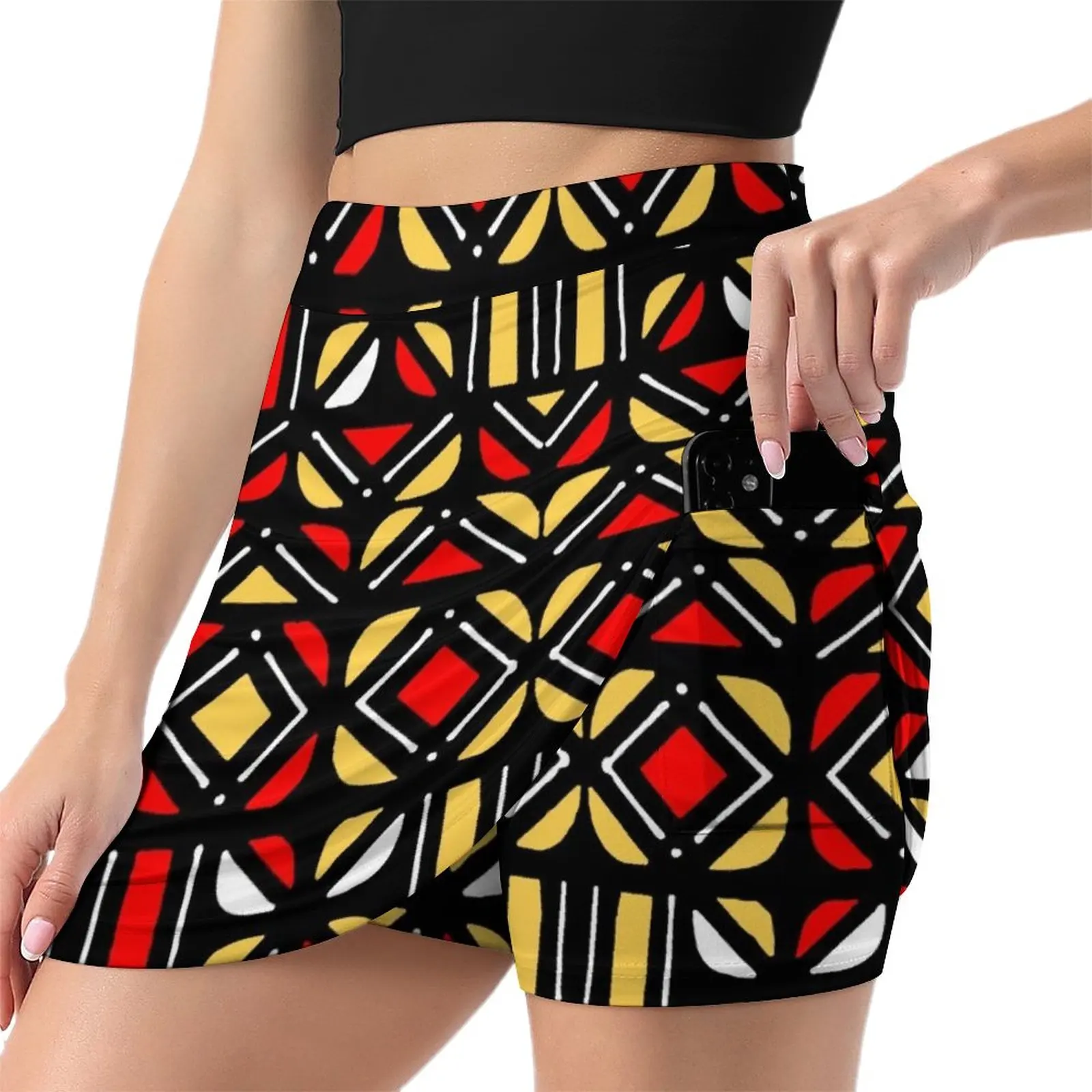 Samakaka (African) Print Light proof trouser skirt Clothes for summer Short skirt woman korean luxury clothing mini skirt