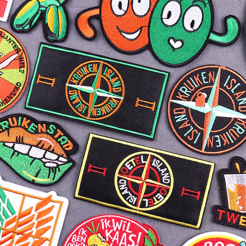 Kruikenstad Peeënrijk Beer Carnaval Patch Iron On Patches For Clothing Kruikenstad Carnaval Thermoadhesive Patches On Clothes