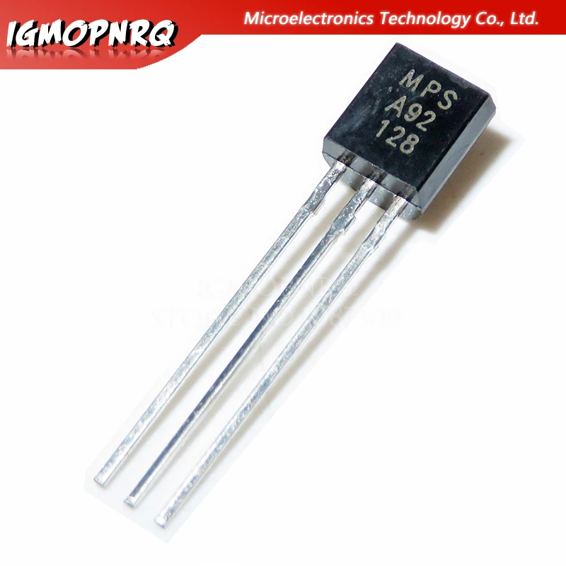 100Pcs MPSA92 TO-92…