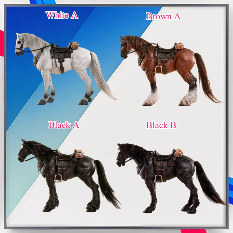 

Fish Toys 1/12 Scale Soldier Scene Accessory Wasteland Series Black/White/Brown Horse Fit 6-inch Action Figure Model Doll