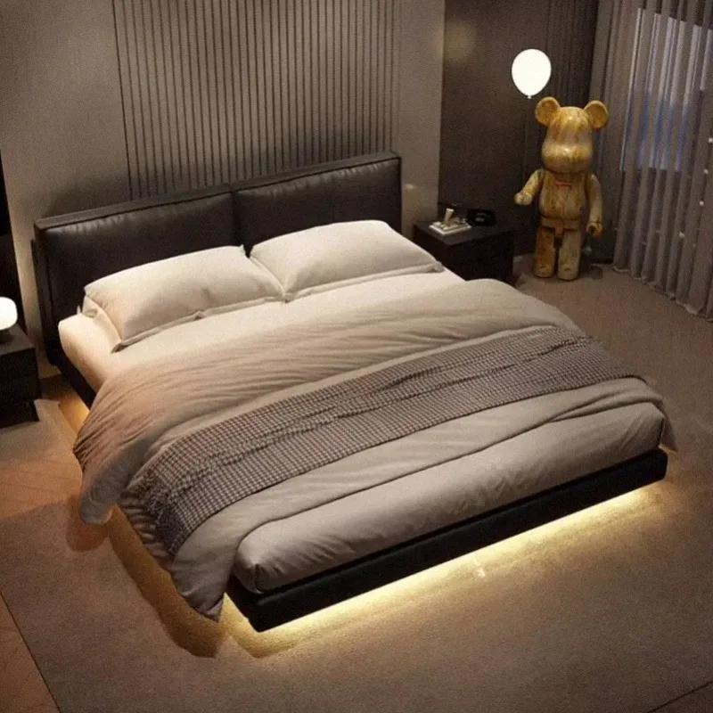 Storage Dressers Double Bed Bedsheets Mattress Luxury Household Bed Frames Headboards Mattress Letto Gonfiabile Furniture