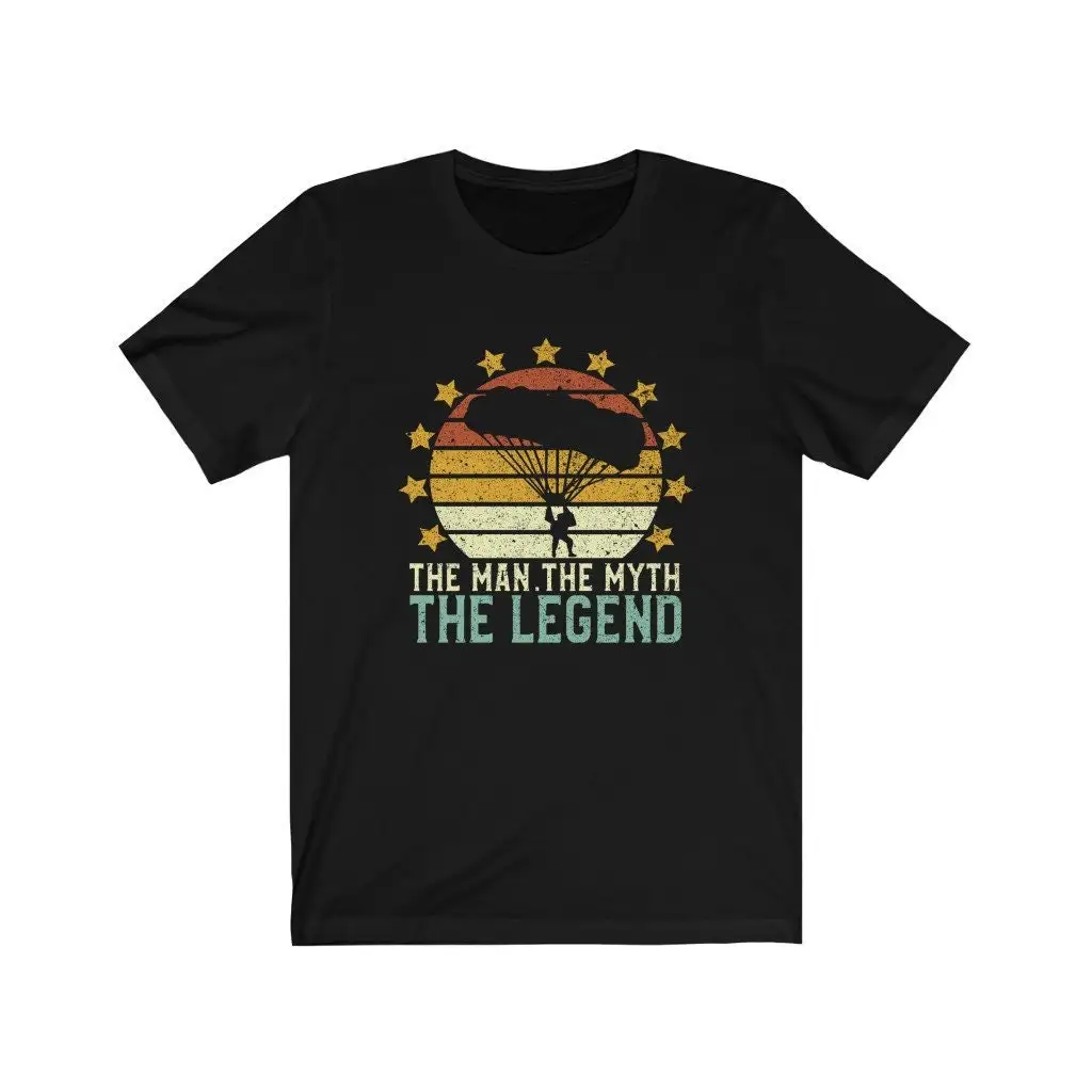 The Man Myth Legend Skydiving T Shirt Men Funny Vintage Sky Dive Skydive Instructor Skydiver