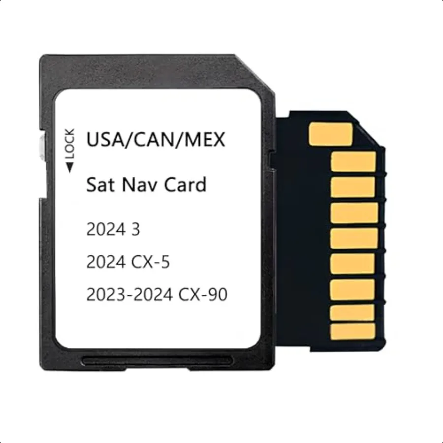 

GPS Navigation SD Card KMV666EZ1 for 2024 3 2024 CX 5 20232024 CX 90 USA CAN MEX Maps