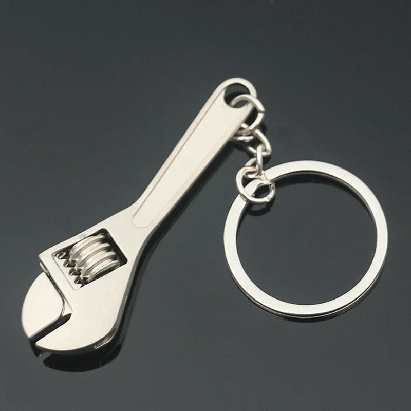 

1x Mini Alloy Metal Wrench Model Car Keyring Key Chain Key Ring Keyfob Gift Men Decor Auto Accessories Car Parts Wrench Keychain