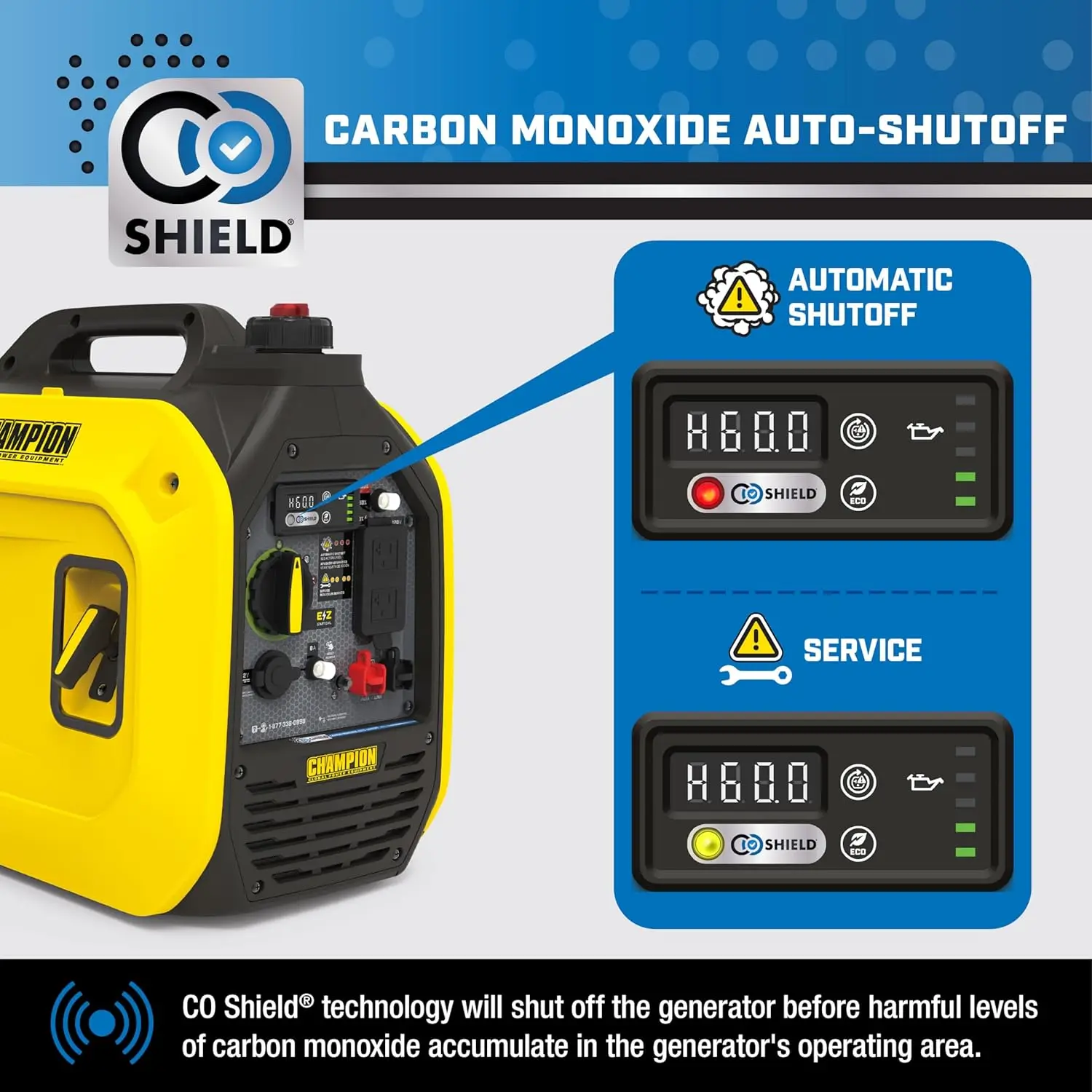 

2500-Watt Ultralight Portable Inverter Generator With Quiet Technology And CO Shield,customizable