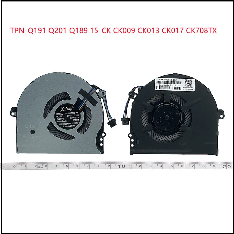 New Laptop CPU Cooling Fan Cooler For HP TPN-Q191 Q201 Q189 15-CK CK009 CK013 CK017 CK708TX