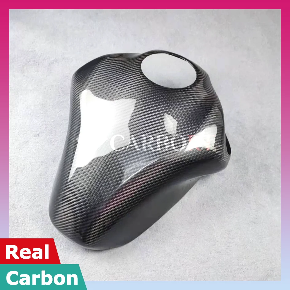 

For Kawasaki Z900 Carbon Fiber Gas Fuel Tank Full Cover Top Upper Fairing 2019 2020 2021 2022 Shroud Cowl Protection Panel Part