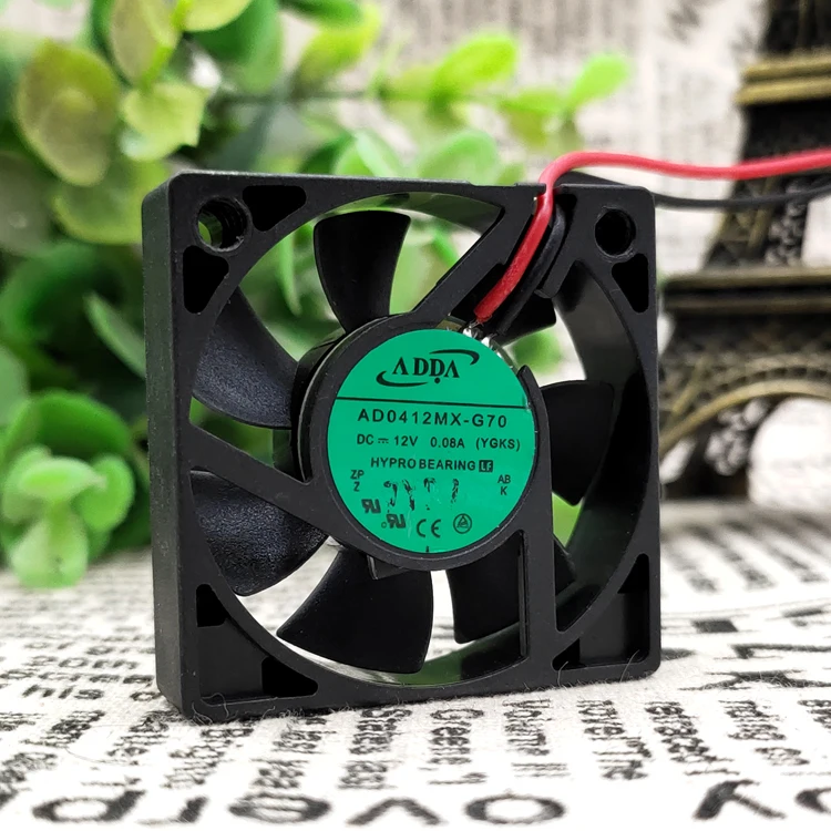 4010 AD0412MX-G70 Dc 12V 0.08a 4 Cm Koelventilator