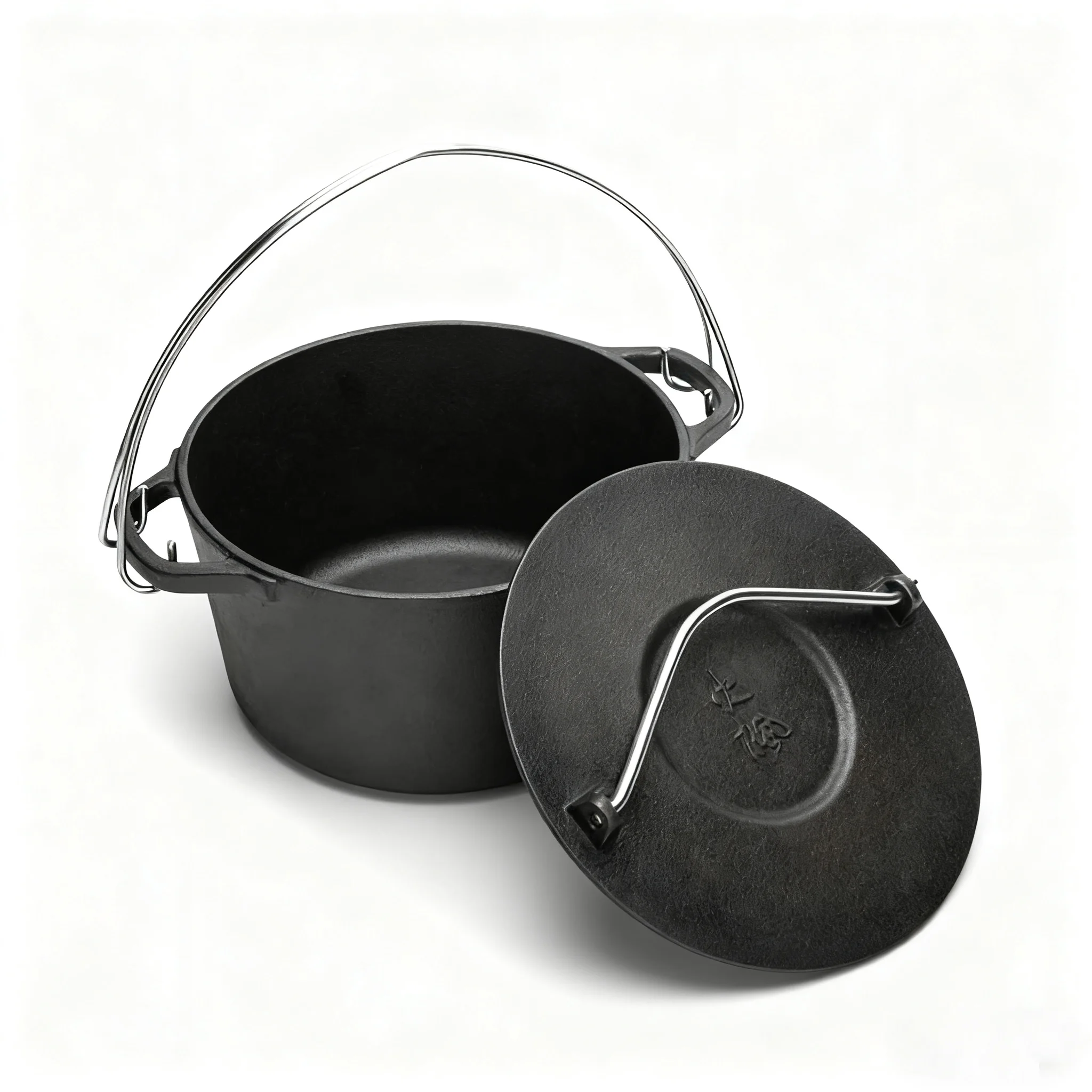 Camping Cooking Dutch Oven - Outdoor Cookware Cooking Utensils Camping Stock