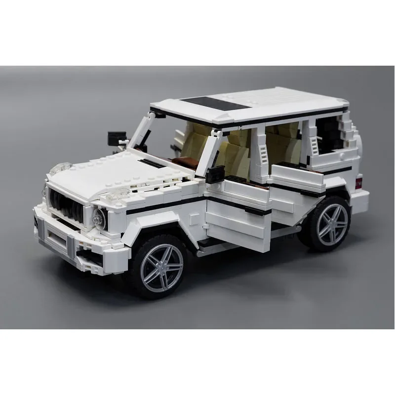 大人と子供のための高性能ビルディングブロック,g63,ロードスター,1:16アセンブリパーツ,誕生日おもちゃ,MOC-44956,1437