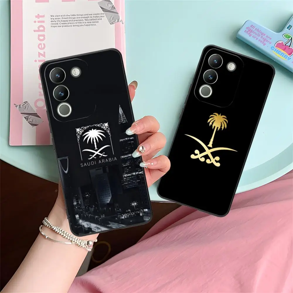 

Saudi Arabia Flag Matte TPU Mobile Phone Case for VIVO Y77 76 75 74 73 72 58 56 55 51 50 38 36 Y19 Y18 Y03 Y01 5G Colorful Cover