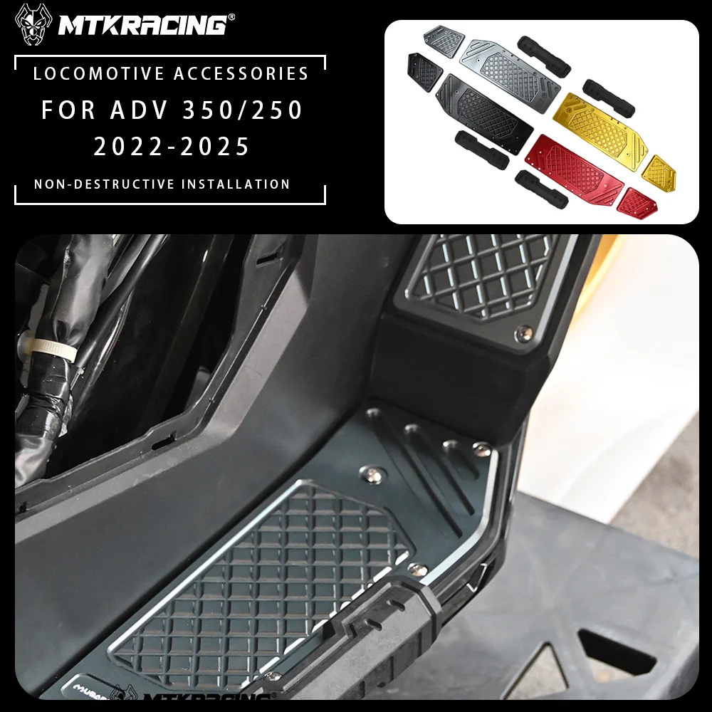 

For HONDA ADV 350 /ADV 250 2022-2025 Motorcycle Accessories Footrest Foot Pads Pad ADV 350/250 Anti Slip Foot Pedal